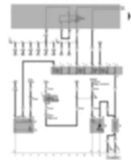 Wiring Diagram  VW TRANSPORTER 2005 - Alternator - starter - fuses - terminal 30 voltage supply relay