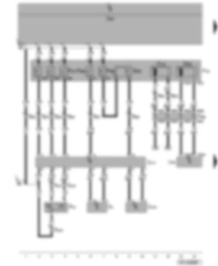 Wiring Diagram  VW TRANSPORTER 2006 - Sliding door solenoid coil - door contact switch - central locking lock unit - anti-trapping sensor - sliding door sender unit - sliding door control unit
