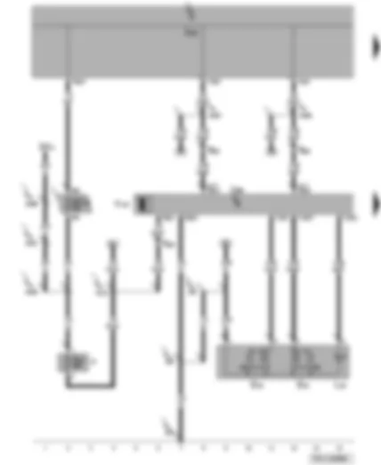 Wiring Diagram  VW TRANSPORTER 2009 - Front left and right window regulator switch in driver door - window regulator single fuse - driver door control unit - convenience CAN bus