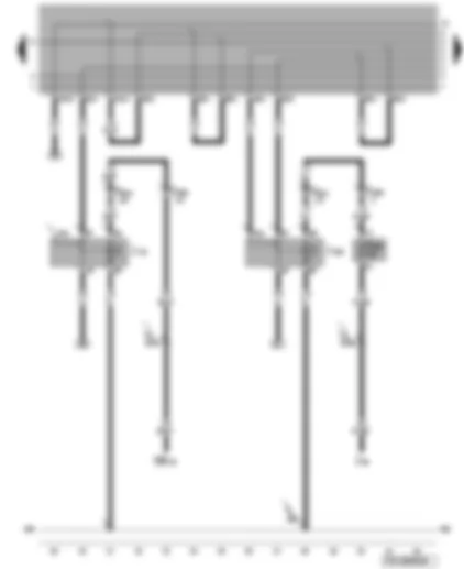 Wiring Diagram  VW TRANSPORTER 2008 - Switch illumination relay - terminal 15 voltage supply relay