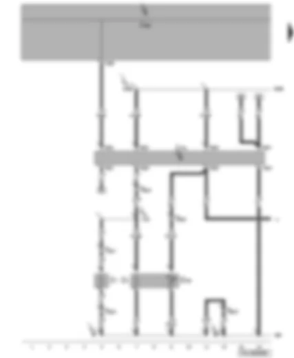 Wiring Diagram  VW TRANSPORTER 2007 - Heated front seats control unit - heated driver seat - driver seat temperature sensor