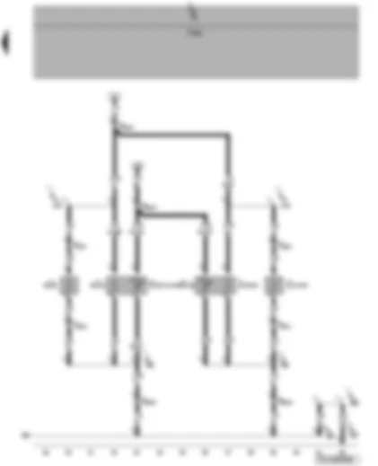 Wiring Diagram  VW TRANSPORTER 2007 - Front passenger seat temperature sensor - heated front passenger seat