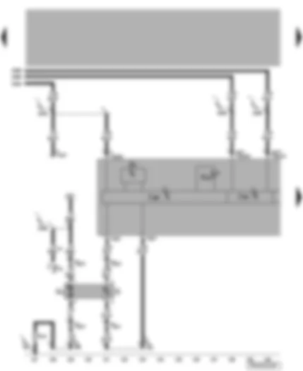 Wiring Diagram  VW TRANSPORTER 2007 - Dash panel insert - fuel gauge sender - fuel system pressurisation pump - warning lamp