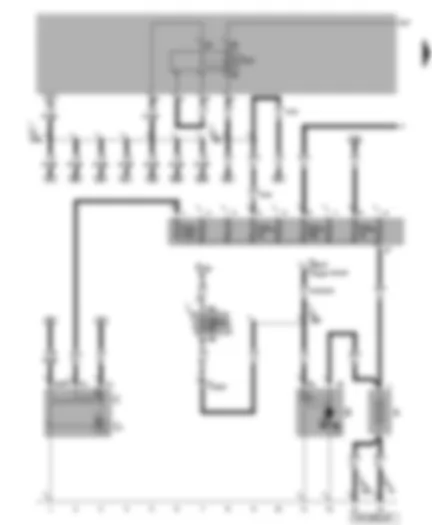 Wiring Diagram  VW TRANSPORTER 2008 - Battery - alternator - starter - fuses - terminal 30 voltage supply relay