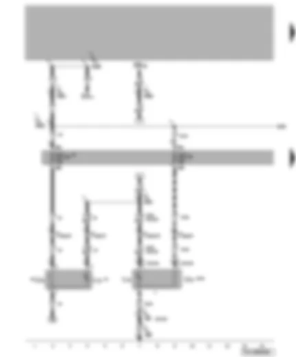 Wiring Diagram  VW TRANSPORTER 2009 - Fuses - 12 V sockets