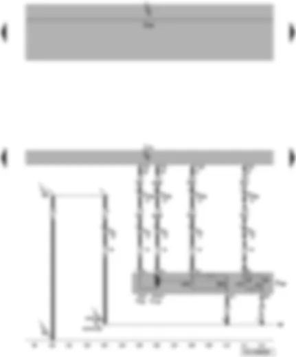 Wiring Diagram  VW TRANSPORTER 2006 - Rear lid lock unit - convenience system central control unit - rear lid lock motor
