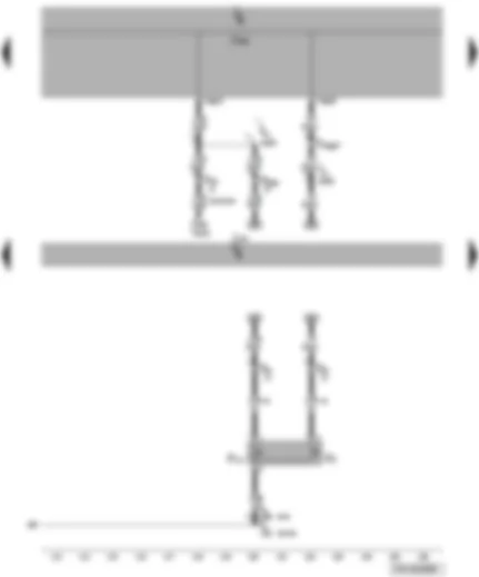 Wiring Diagram  VW TRANSPORTER 2006 - Convenience system central control unit - luggage compartment light switch - rear lid contact switch