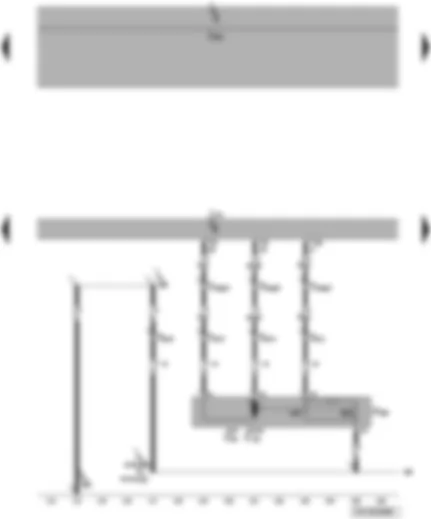 Wiring Diagram  VW TRANSPORTER 2007 - Rear lid lock unit - convenience system central control unit - rear lid lock motor