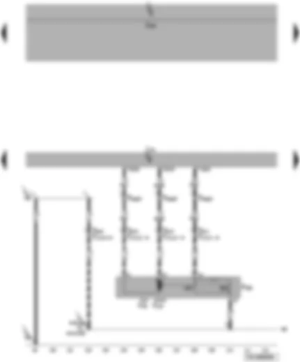 Wiring Diagram  VW TRANSPORTER 2007 - Rear lid lock unit - convenience system central control unit - rear lid lock motor