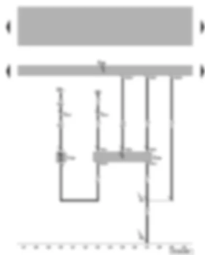 Wiring Diagram  VW TRANSPORTER 2008 - Rear Climatronic operating and display unit - rear blower Bitron regulation motor