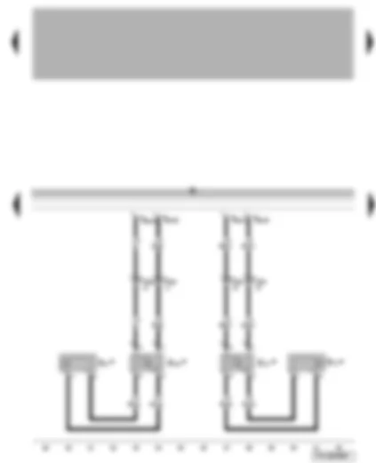 Wiring Diagram  VW TRANSPORTER 2007 - Radio - rear loudspeaker