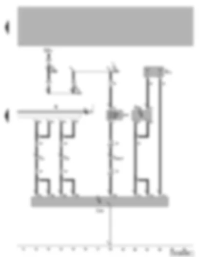 Wiring Diagram  VW TRANSPORTER 2007 - Radio - aerial selection control unit - aerial - aerial amplifier