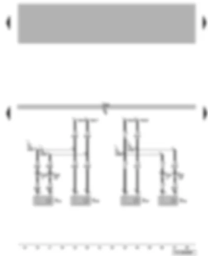 Wiring Diagram  VW TRANSPORTER 2007 - Control unit with display for radio and navigation system - front loudspeaker