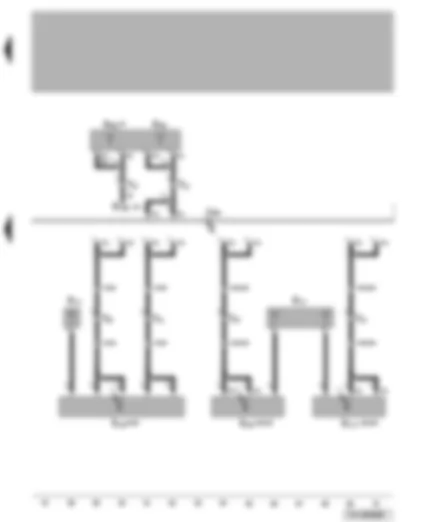 Wiring Diagram  VW TRANSPORTER 2007 - Control unit with display for radio and navigation system - aerial - aerial amplifier