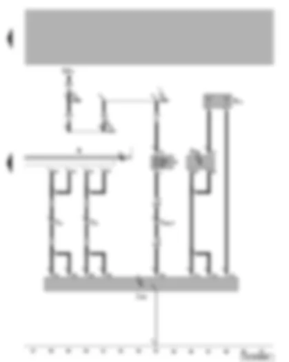 Wiring Diagram  VW TRANSPORTER 2007 - Radio - aerial selection control unit - aerial - aerial amplifier