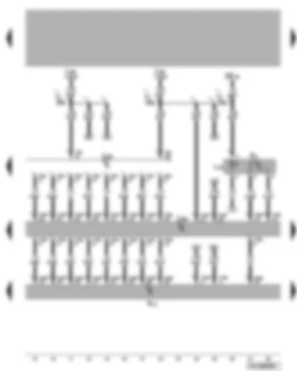 Wiring Diagram  VW TRANSPORTER 2007 - Control unit with display for radio and navigation system - voice amplification control unit - balance control - amplifier