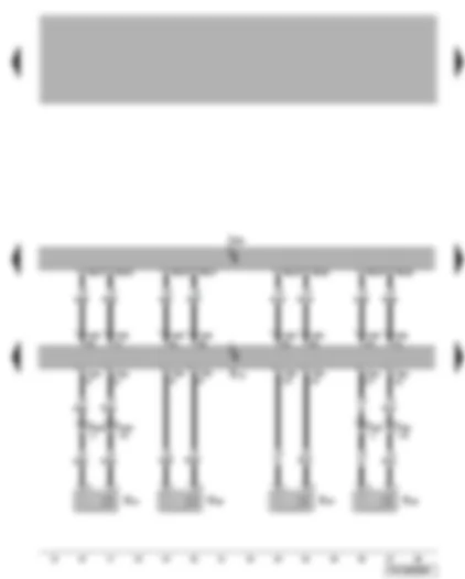 Wiring Diagram  VW TRANSPORTER 2007 - Control unit with display for radio and navigation system - amplifier - front loudspeaker