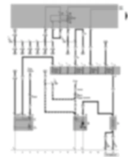 Wiring Diagram  VW TRANSPORTER 2008 - Battery - alternator - starter - fuses - terminal 30 voltage supply relay