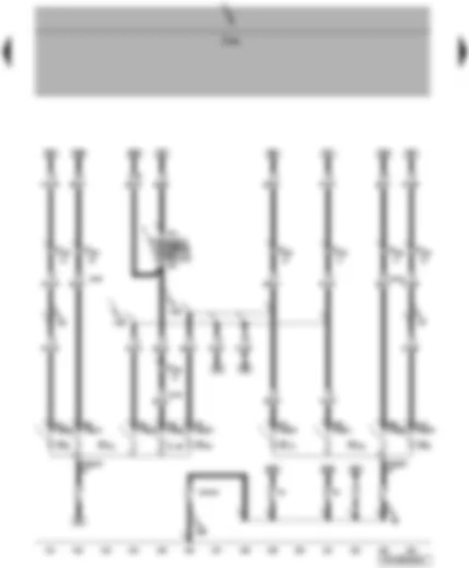 Wiring Diagram  VW TRANSPORTER 2007 - Left brake and tail light bulb - right brake and tail light bulb - reversing light