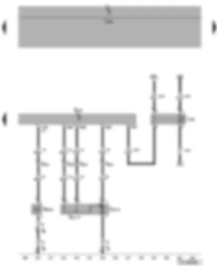 Wiring Diagram  VW TRANSPORTER 2007 - Rear fresh air blower switch - series resistor for rear fresh air blower - rear fresh air blower - fresh air blower isolation relay