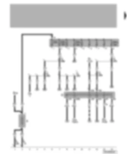 Wiring Diagram  VW TRANSPORTER 2007 - Battery - starter - ignition/starter switch - fuses SA1 - SA2 - SA4 and SA9