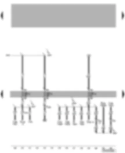 Wiring Diagram  VW TRANSPORTER 2007 - Fuses S291 - SB19 - SB22 and SB34