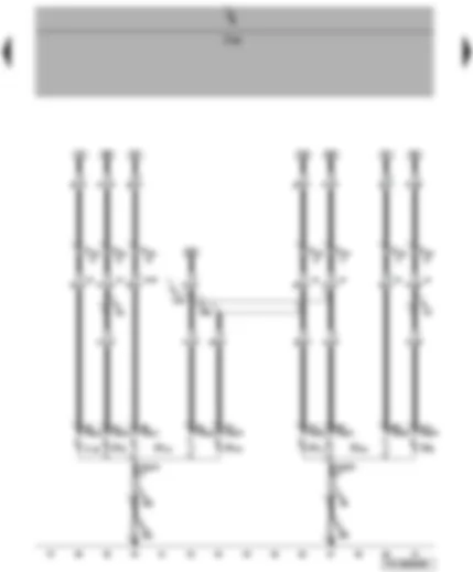 Wiring Diagram  VW TRANSPORTER 2007 - Left and right brake and tail light bulb - rear left and right turn signal bulb - reversing light - rear fog light