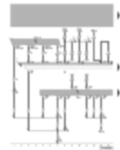 Wiring Diagram  VW TRANSPORTER 2009 - Voltage supply - radio - amplifier - mobile telephone operating electronics control unit