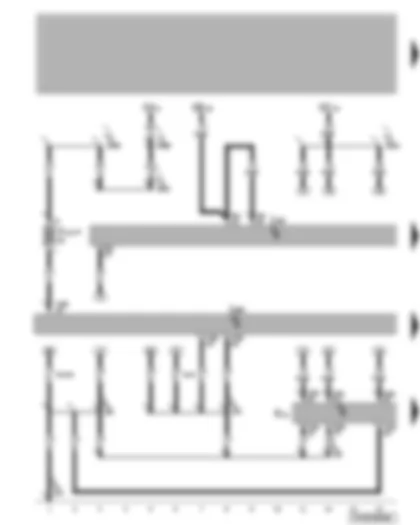 Wiring Diagram  VW TRANSPORTER 2009 - Voltage supply - control unit with display for radio and navigation system - voice amplification control unit - amplifier