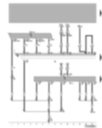 Wiring Diagram  VW TRANSPORTER 2007 - Voltage supply - radio - amplifier - mobile telephone operating electronics control unit
