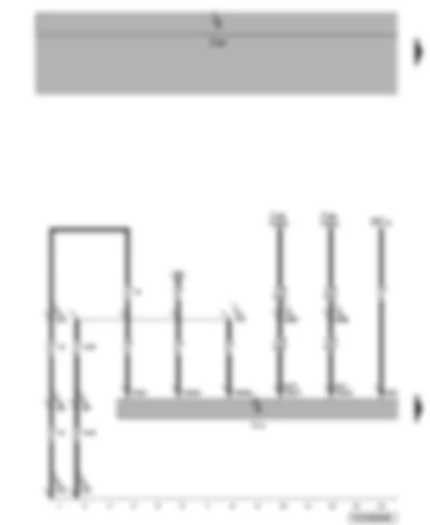 Wiring Diagram  VW TRANSPORTER 2008 - Mobile telephone operating electronics control unit - fuses