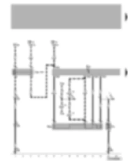 Wiring Diagram  VW TRANSPORTER 2009 - Fresh air blower - fresh air blower series resistor with overheating fuse - air conditioning system switch - auxiliary coolant heater relay