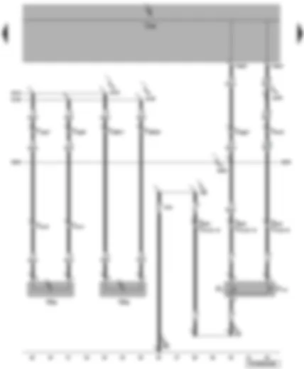 Wiring Diagram  VW TRANSPORTER 2008 - Luggage compartment light switch (for models with rear lid only) - rear entry lights