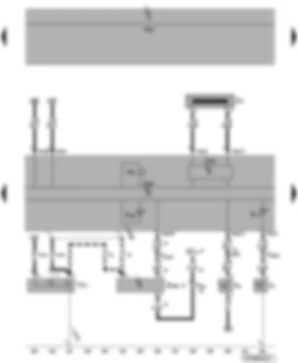Wiring Diagram  VW TRANSPORTER 2008 - Dash panel insert - warning lamps - oil pressure switch - oil level and oil temperature sender - handbrake warning switch - immobiliser reader coil - buzzer and gong