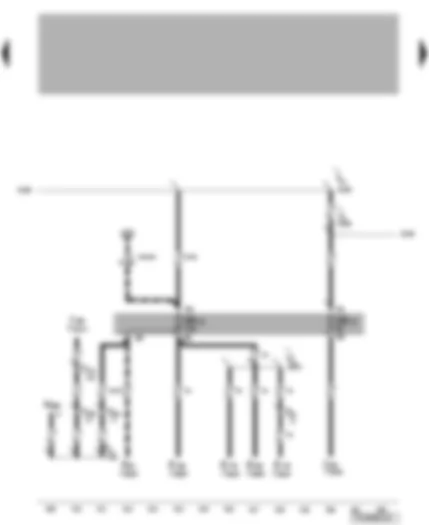 Wiring Diagram  VW TRANSPORTER 2008 - Fuses SB13 and SB15