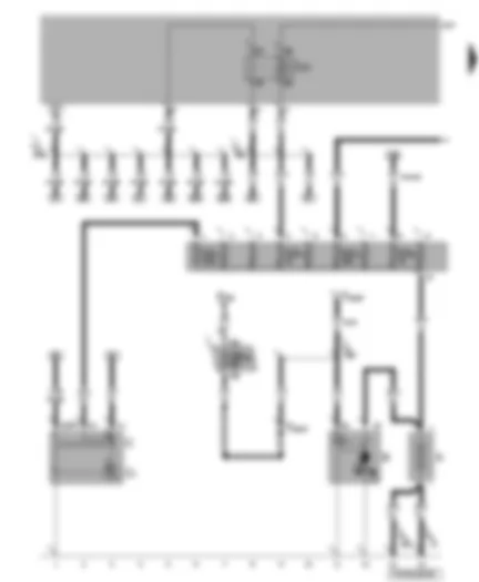 Wiring Diagram  VW TRANSPORTER 2009 - Battery - alternator - starter - fuses - terminal 30 voltage supply relay