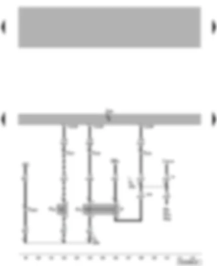 Wiring Diagram  VW TRANSPORTER 2009 - Engine control unit - brake light switch - clutch pedal switch - brake light bulb