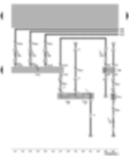 Wiring Diagram  VW TRANSPORTER 2009 - Engine control unit - secondary air pump motor - vacuum pump for brakes