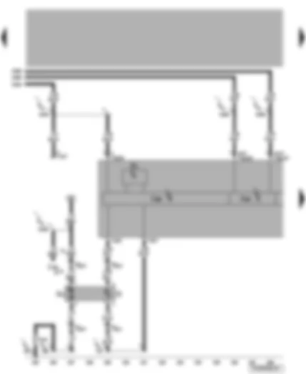Wiring Diagram  VW TRANSPORTER 2009 - Control unit in dash panel insert - fuel gauge sender - fuel system pressurisation pump