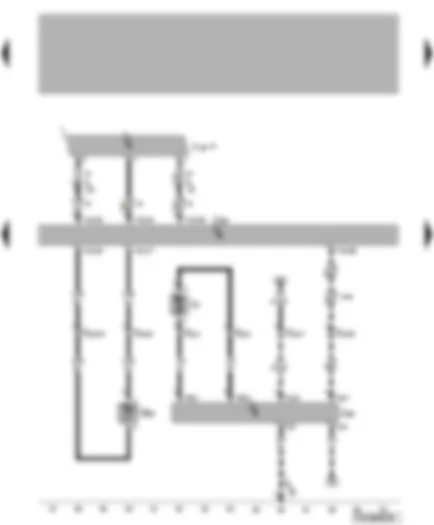 Wiring Diagram  VW TRANSPORTER 2009 - Engine control unit - radiator outlet coolant temperature sender - radiator fan control unit - radiator fan - magnetic clutch control unit