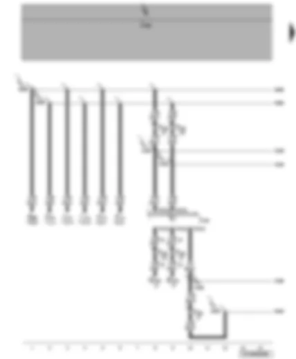 Wiring Diagram  VW TRANSPORTER 2008 - Tachograph - steering angle sender - ABS control unit - ESP sensor unit - airbag control unit