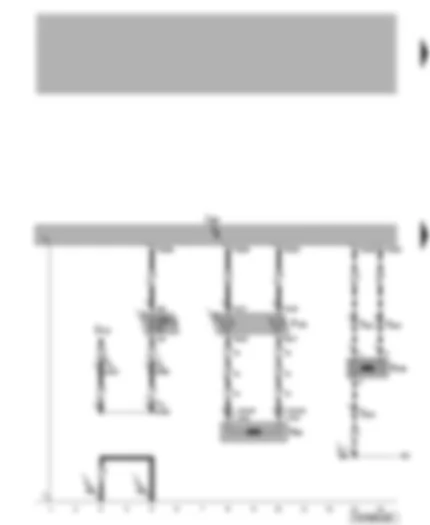 Wiring Diagram  VW TRANSPORTER 2008 - Airbag control unit - airbag coil connector and return spring with slip ring - driver side airbag igniter
