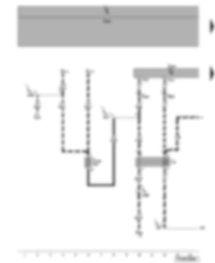 Wiring Diagram  VW TRANSPORTER 2009 - Heater control unit - auxiliary heater fuse - auxiliary heater relay
