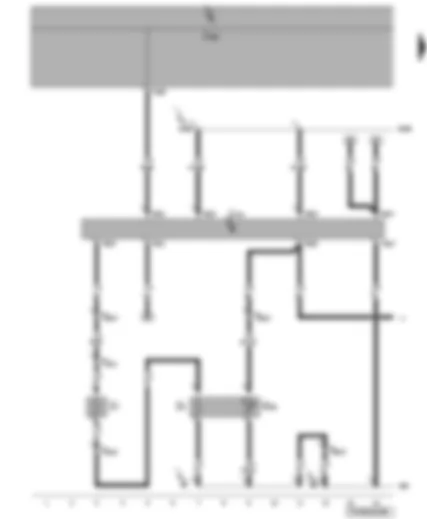 Wiring Diagram  VW TRANSPORTER 2009 - Heated front seats control unit - heated driver seat - driver seat temperature sensor