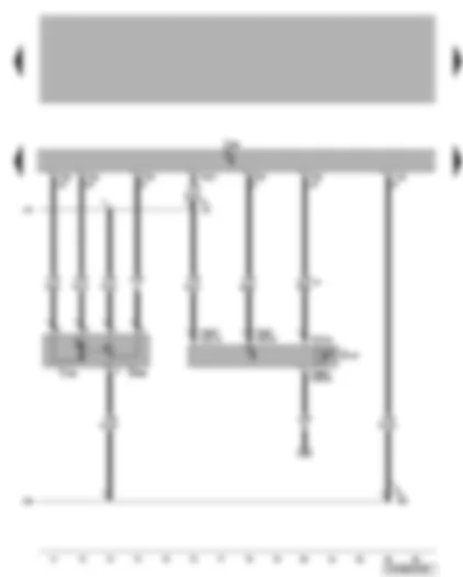Wiring Diagram  VW TRANSPORTER 2009 - Climatronic control unit - sunlight penetration photosensor - potentiometer for side vent control motor