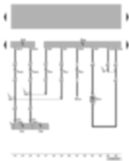 Wiring Diagram  VW TRANSPORTER 2009 - Climatronic control unit - rear Climatronic operating and display unit - rear vent temperature sender