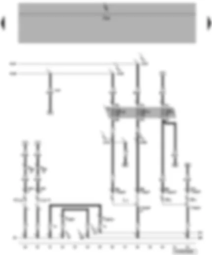 Wiring Diagram  VW TRANSPORTER 2009 - Right headlight twin filament bulb - right side light bulb - front right turn signal bulb - fog light bulb - fuses