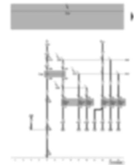Wiring Diagram  VW TRANSPORTER 2008 - Fuses - terminal 75 voltage supply relay 1