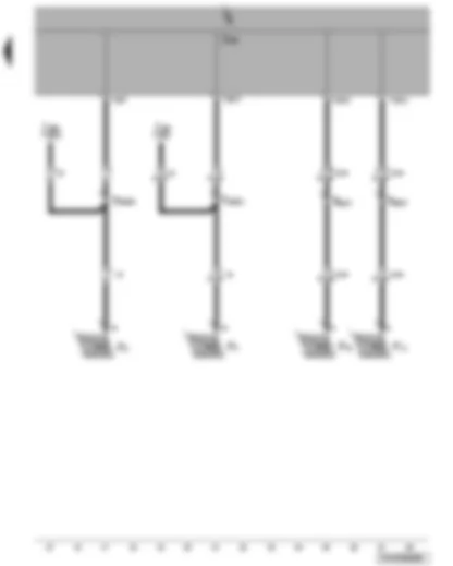 Wiring Diagram  VW TRANSPORTER 2009 - Door contact switch