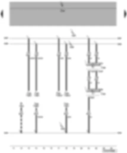 Wiring Diagram  VW TRANSPORTER 2009 - Multifunction steering wheel control unit - control unit with display for radio and navigation system - traffic information control unit - radio